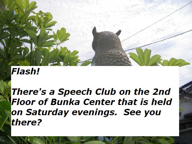 Bunka Center Speech Club